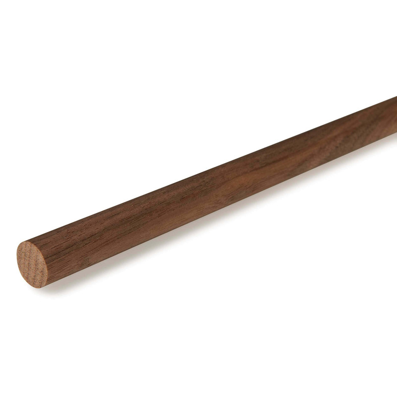36" Round Wood Dowel - Species:Walnut - Diameter:5/8"